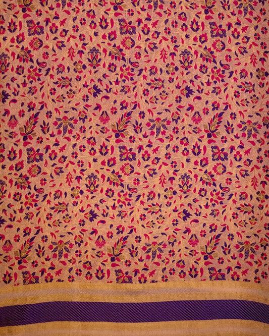 Pure Chiffon Dupatta with Multi Resham Meenakari - DRC278