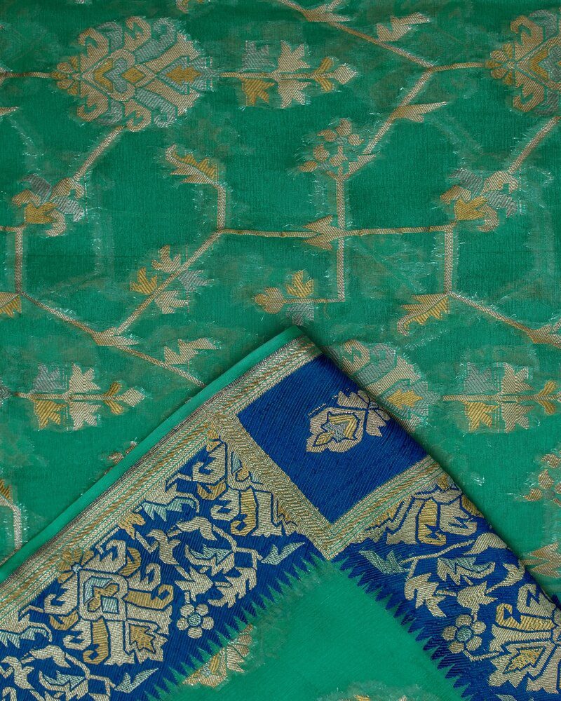 Pure Chiffon Dupatta with Turkish Motif - DRC314