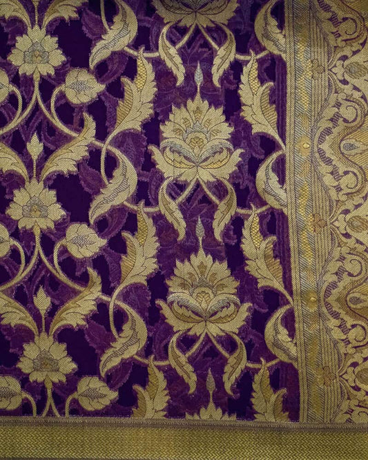 Organza Floral Dupatta - DRR223