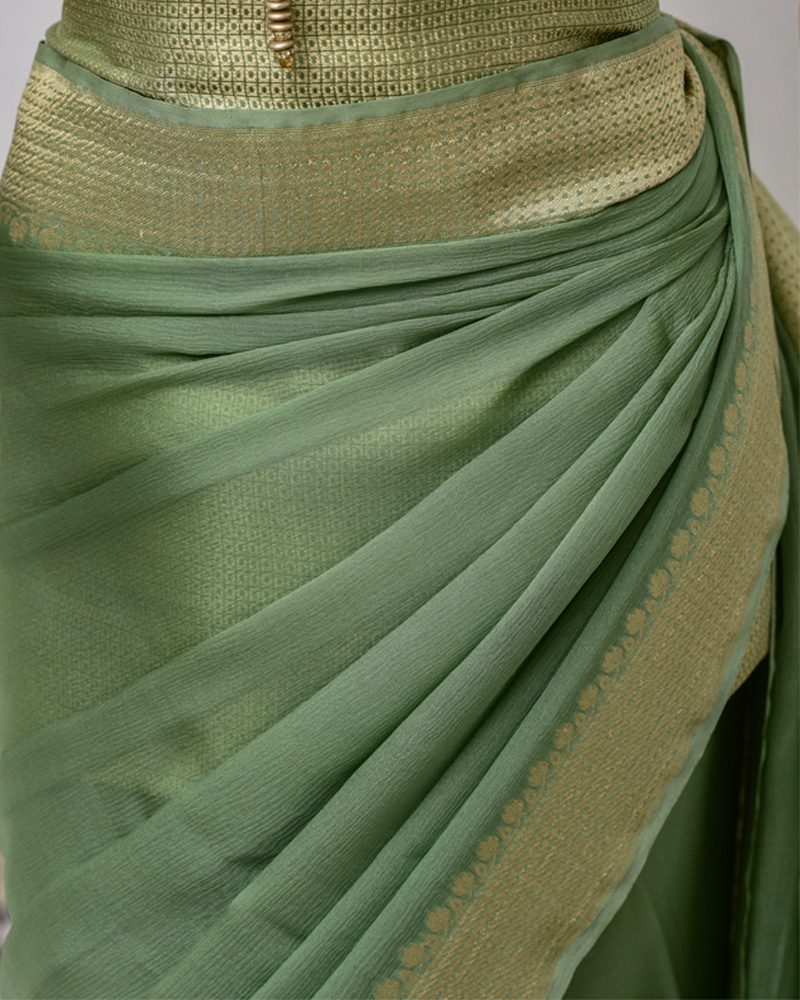 Pure Chiffon Saree kc1163