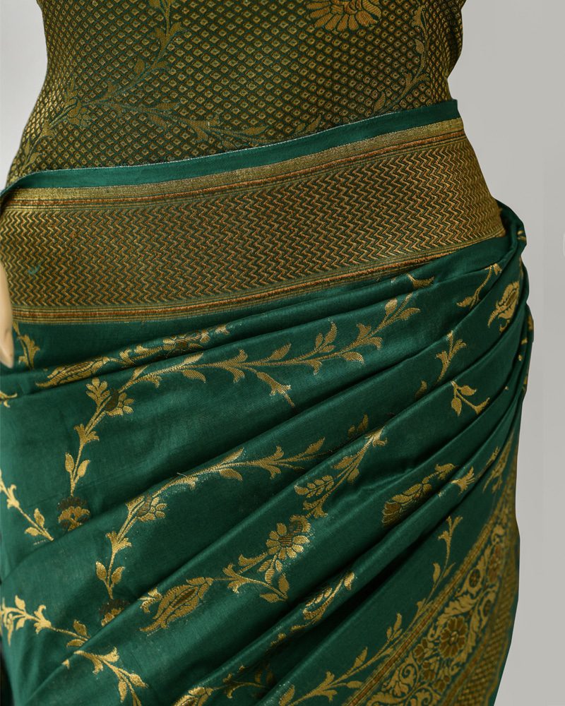 Katan Silk Saree-KG1286