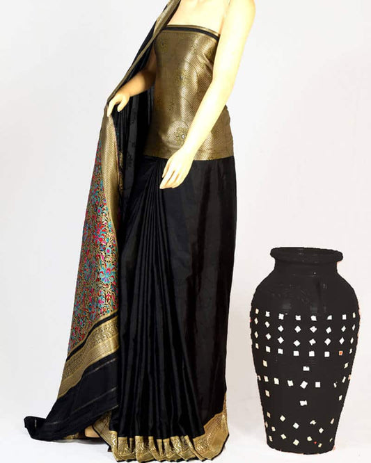 7 shades of Zarbaft Saree