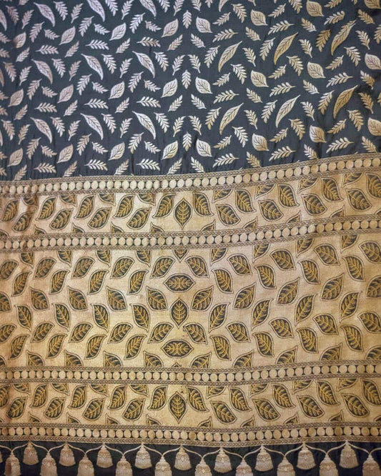 Katan Silk Patta Saree