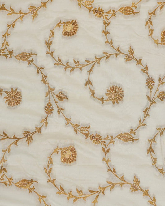 Handloom Pure Katan Fabric - KK2156