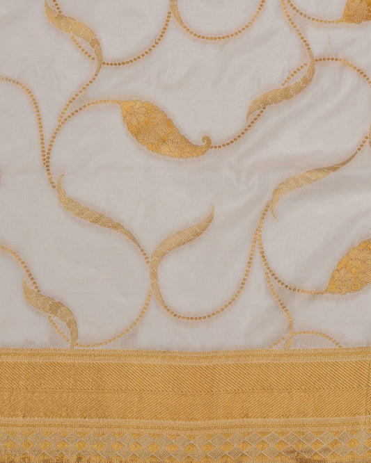 Handloom Pure Katan Fabric - KK2196T