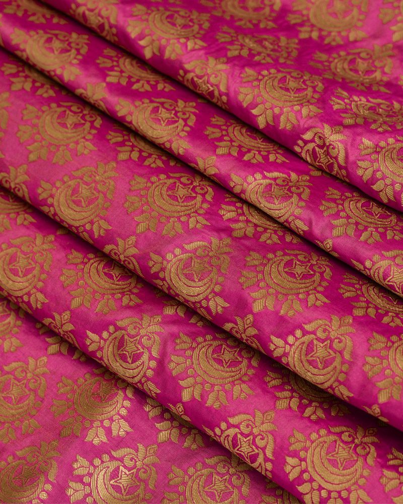 Handloom Pure Katan Fabric -KK2270