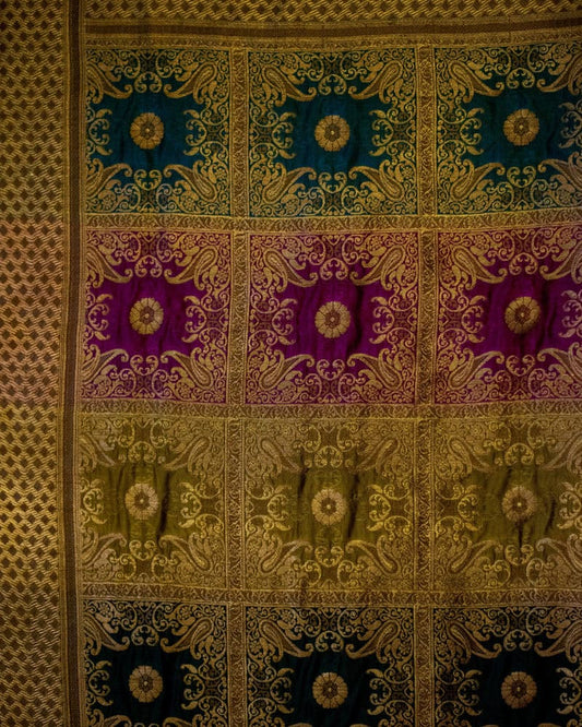 Handloom Pure Banarsi katan -KK2316