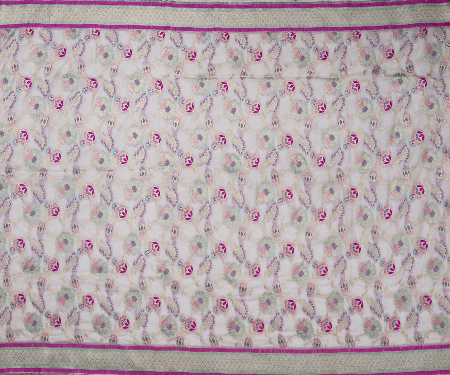 Multi Resham Floral Jaal-KK2518F
