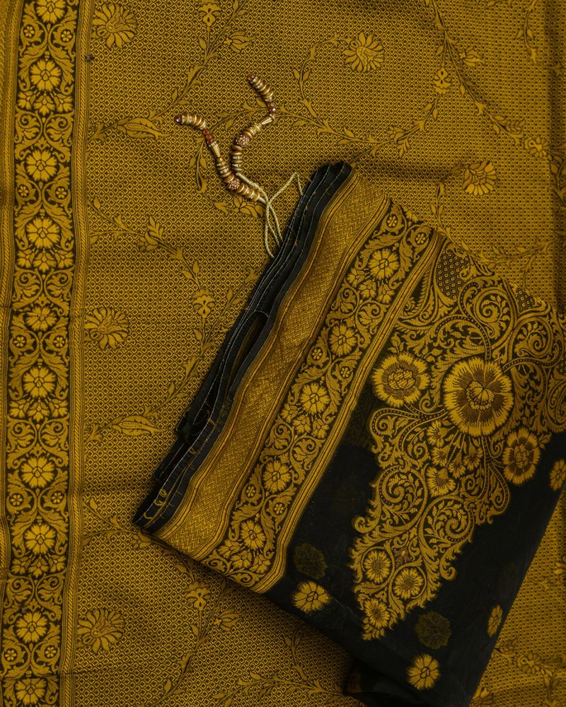 Kanjivaram Organza Saree-OG1366