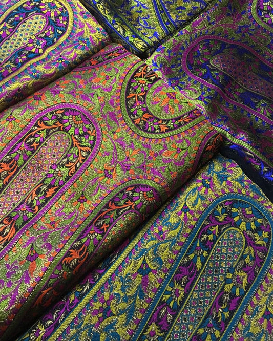 Multi Paisley Motifs Shawl