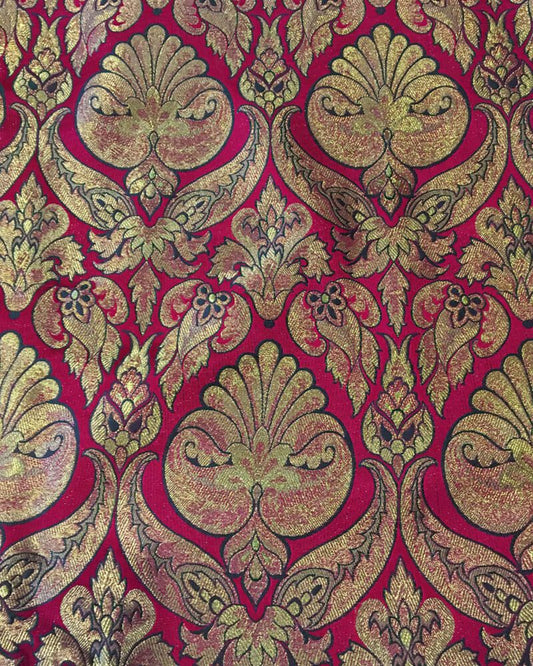 Pure katan Fabric with Seamless Motif - KG2232