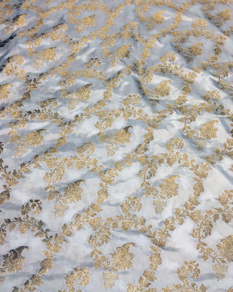 Handloom Pure Banarsi katan Silk - KK2216D