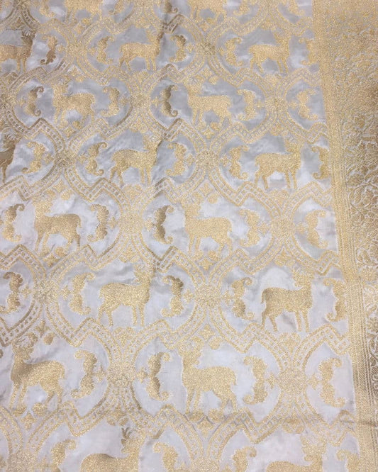 Handloom Pure Banarsi katan Silk - KK2271D