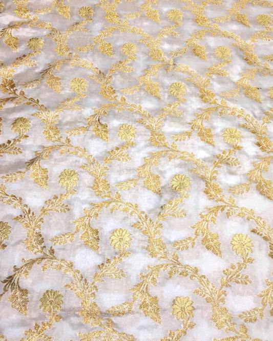 Handloom Pure Banarsi katan Silk - KK322MT