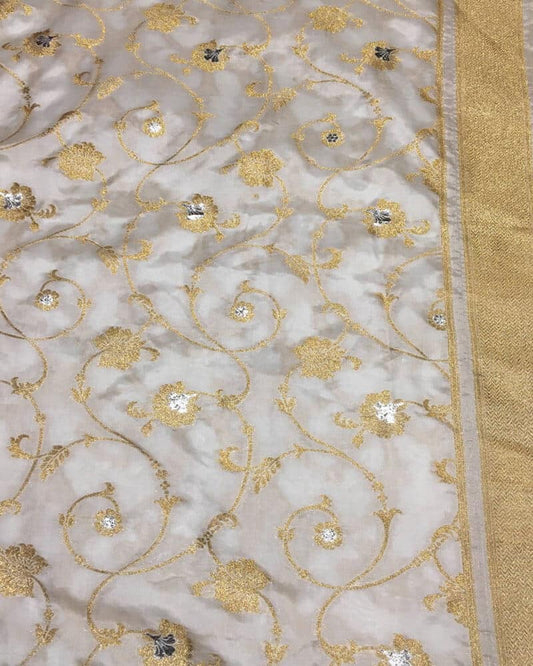 Handloom Pure Banarsi katan Silk - KKB2164