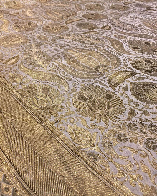 Pure Chiffon with Tehra Mughal Motifs