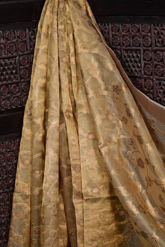 Kundan Tissue Saree - ri1192