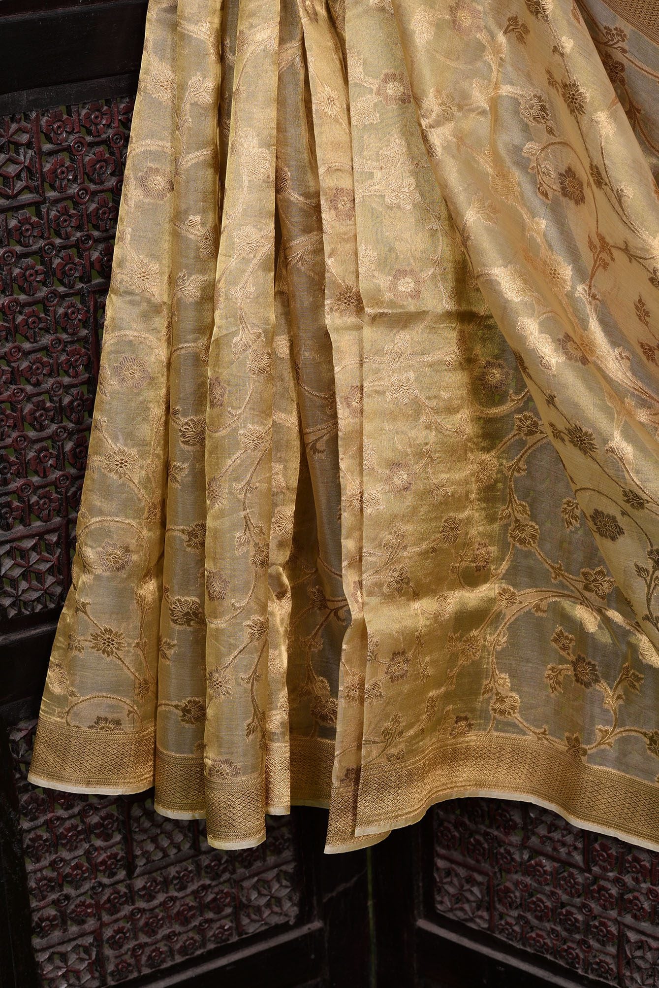 Kundan Tissue Saree - ri1192