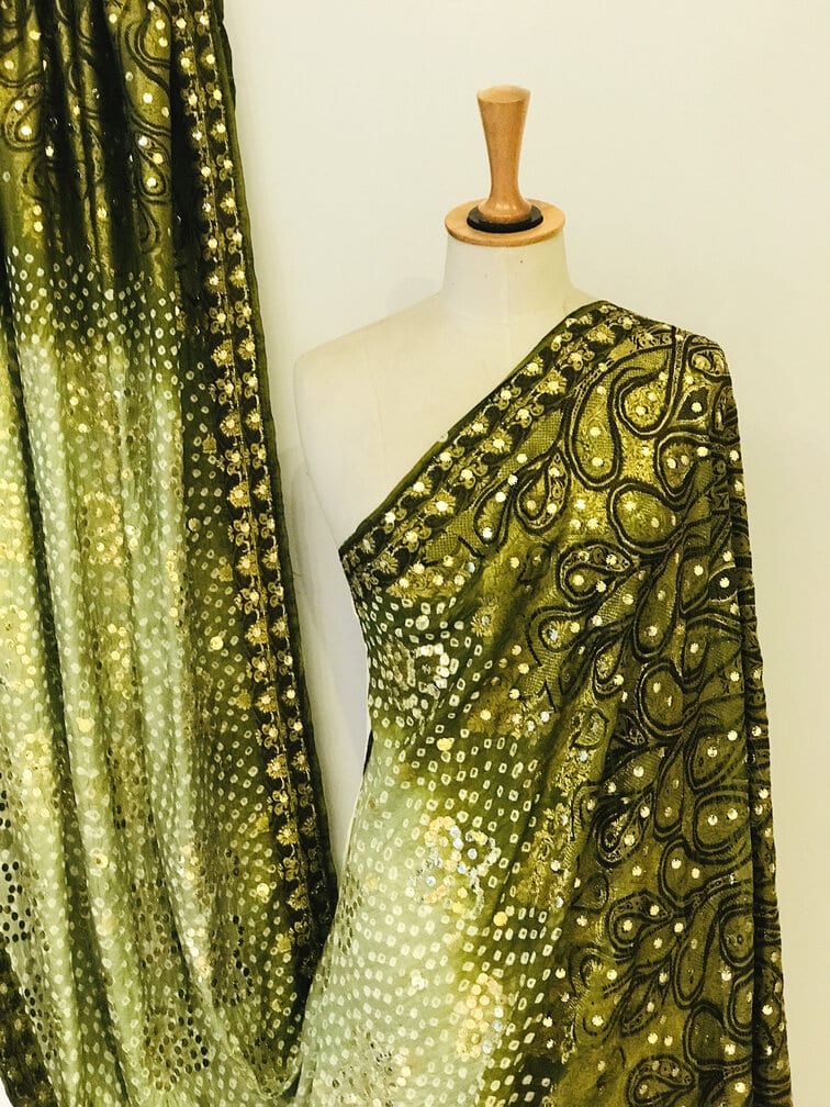 Pure Katan Bandhani Dupatta - DKK259BM-3