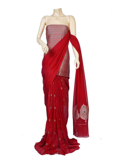 Mena Motif Design Saree
