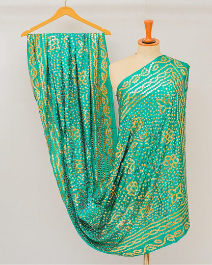 Bemberg Cotton Bandhani Dupatta - DBG293BM