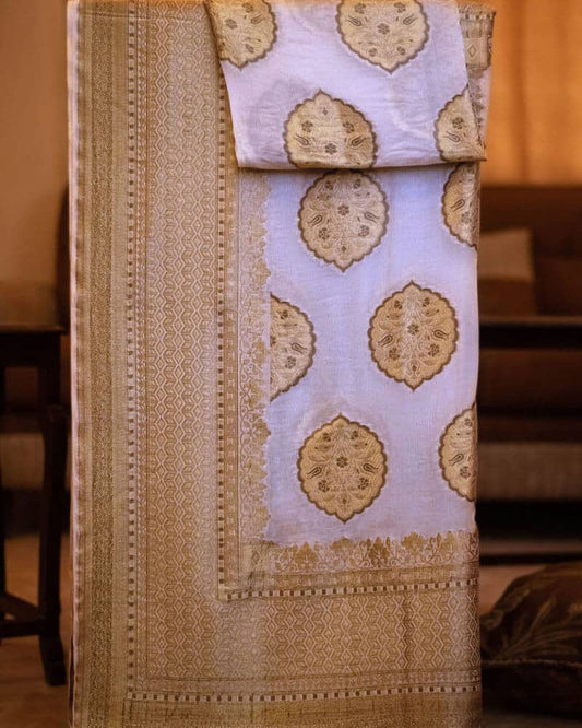 Handloom Pure Chiffon Dupatta - DRC308