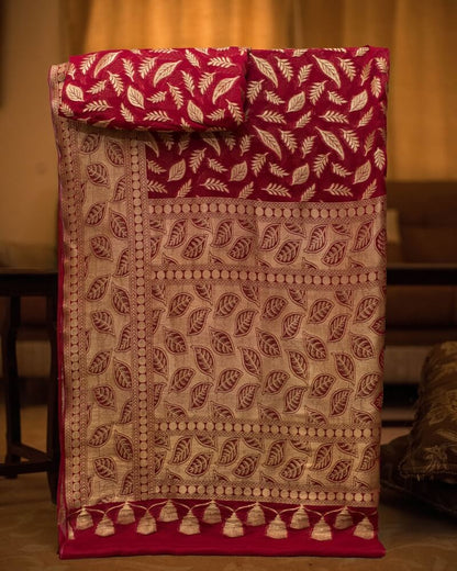 Handloom Pure Chiffon Dupatta - DRC315