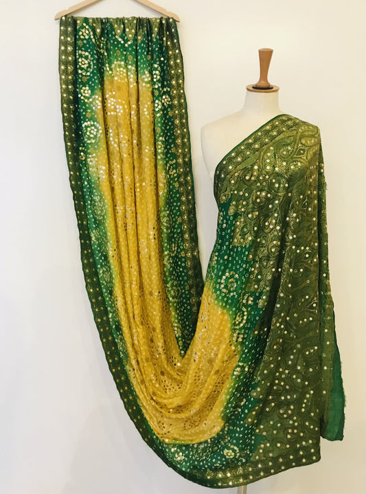 Pure Katan Bandhani Dupatta - DKK259BM-2