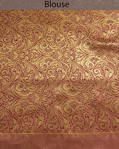 Cadmium Red Saree