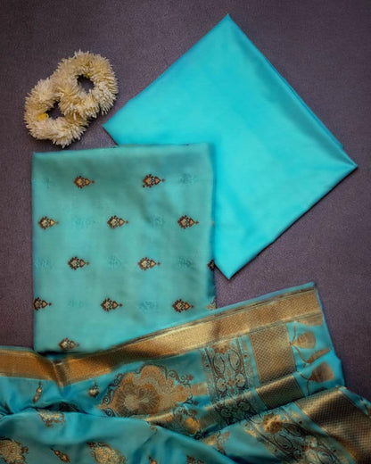Handloom 3 Piece Suit Unstitched - KK0375