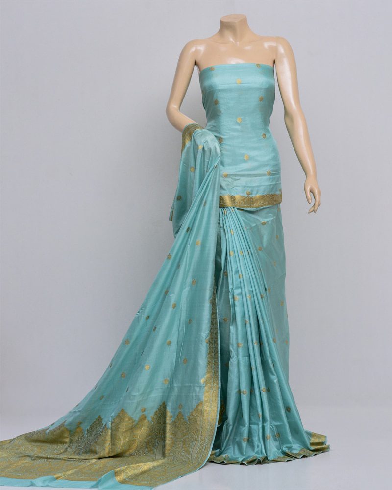Katan Silk Saree - KK1342T