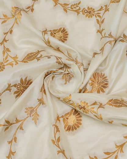 Handloom Pure Katan Fabric - KK2156