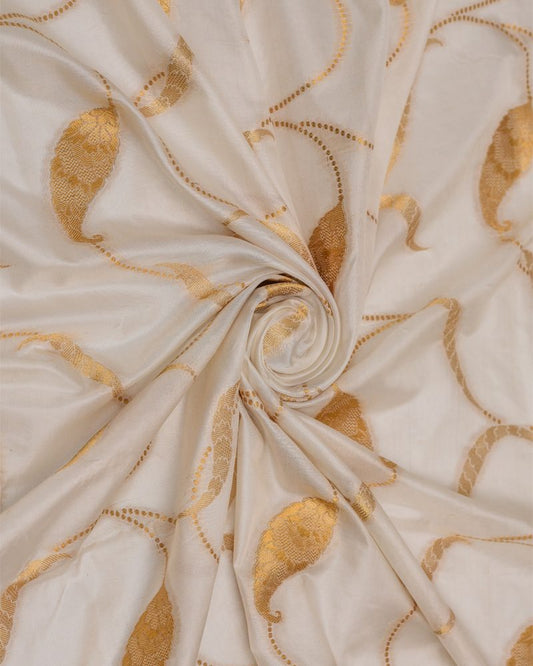 Handloom Pure Katan Fabric - KK2196T