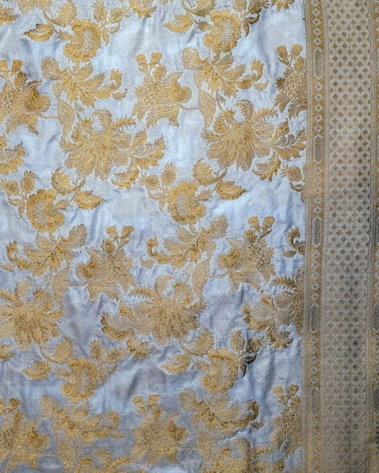 Handloom Pure Banarsi Chiffon - KK2283
