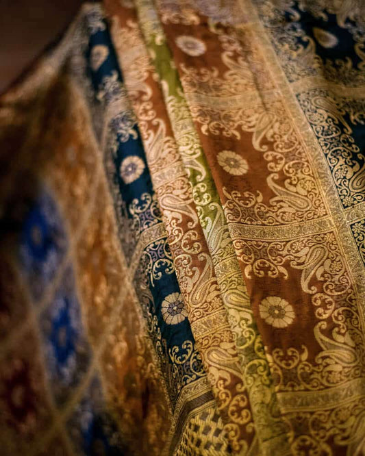 Handloom Pure Banarsi katan -KK2316