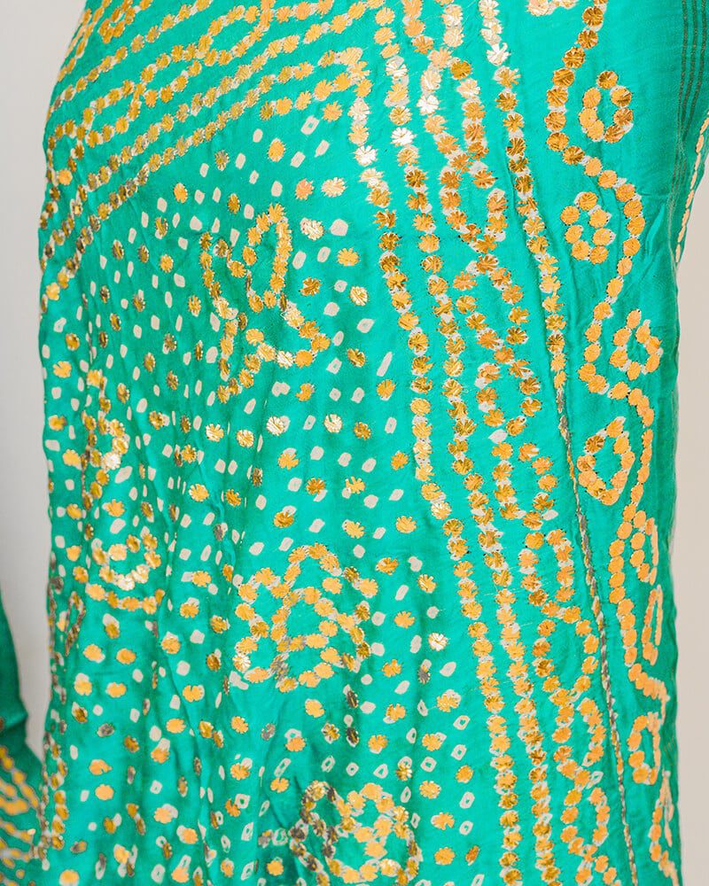 Bemberg Cotton Bandhani Dupatta - DBG293BM