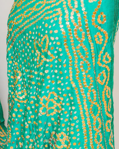Bemberg Cotton Bandhani Dupatta - DBG293BM
