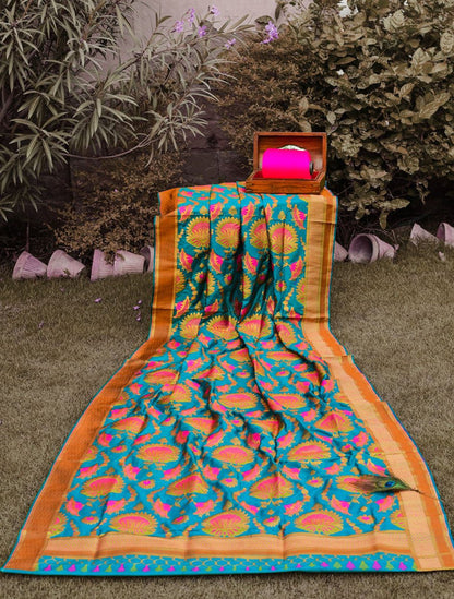 Pure Kasturi Pot Fabric - DKG330