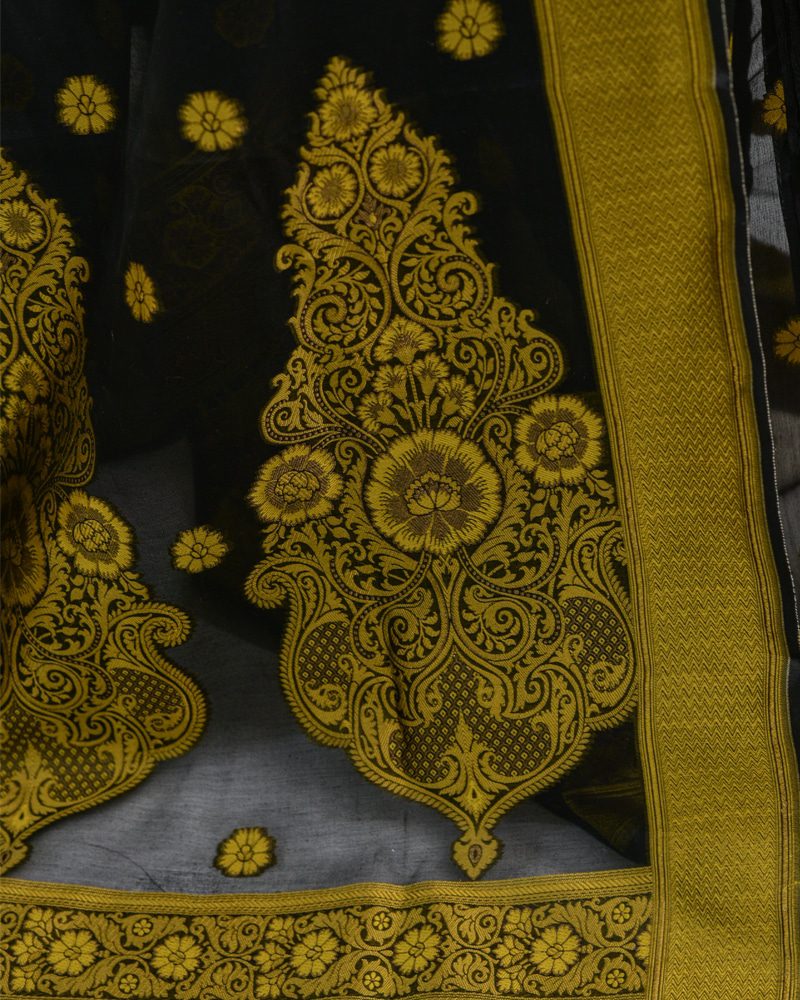 Kanjivaram Organza Saree-OG1366