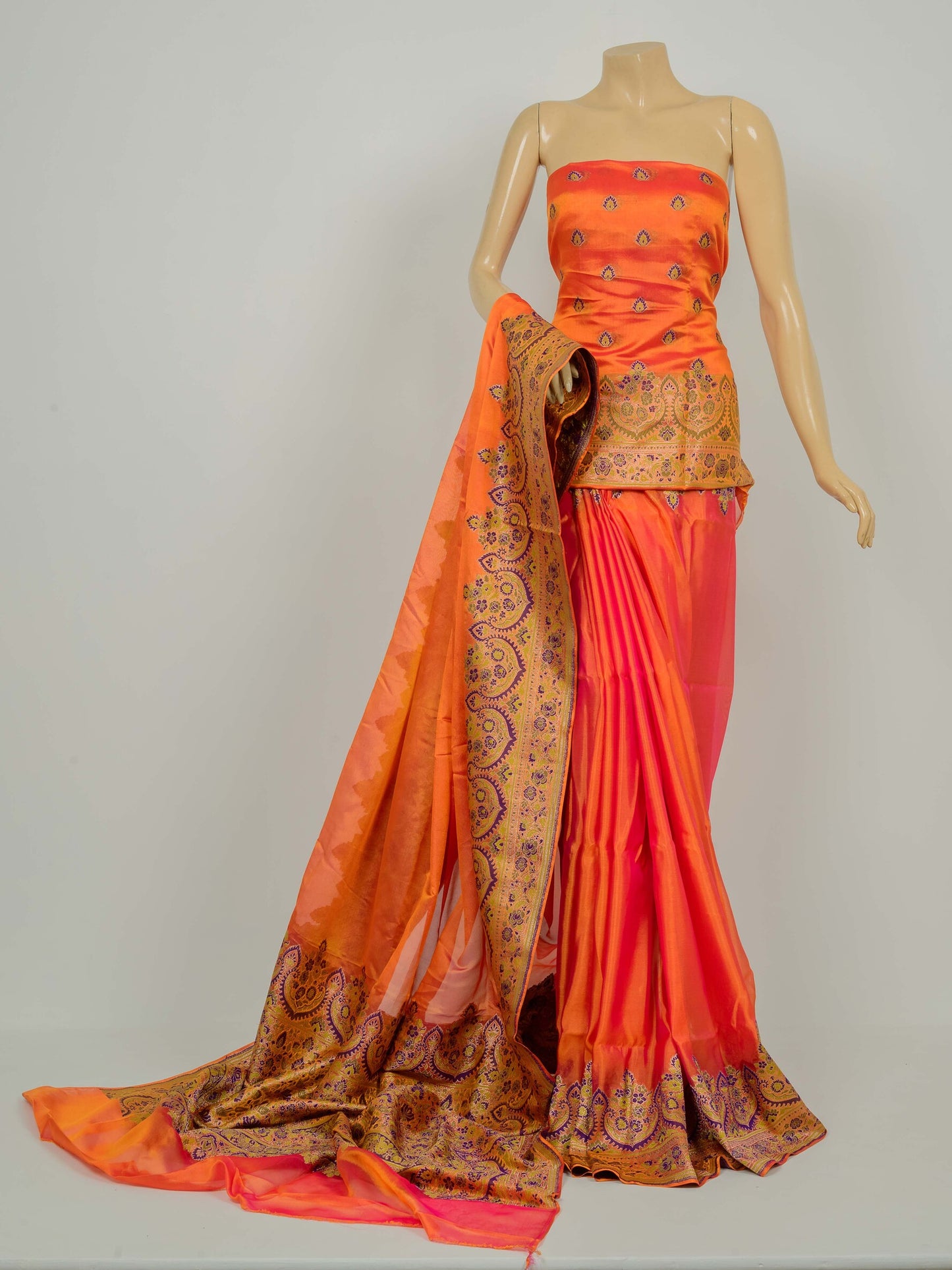 Mughal Tussar Silk- PR1442F-2