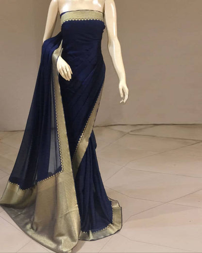 Plain Saree