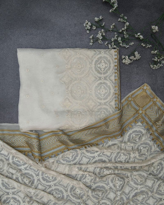 Chikankari Chiffon 2 Piece Suit