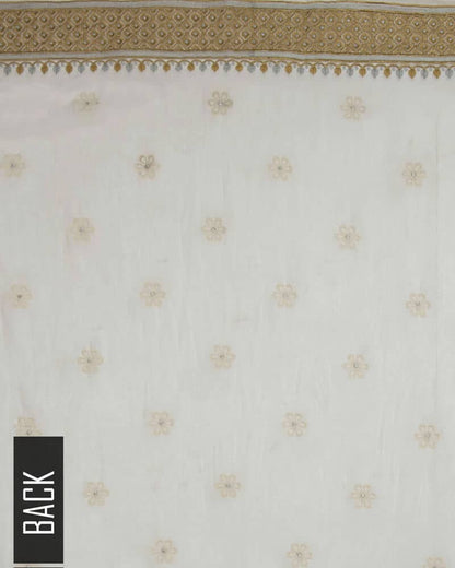Chikankari Chiffon 2 Piece Banarsi Suit