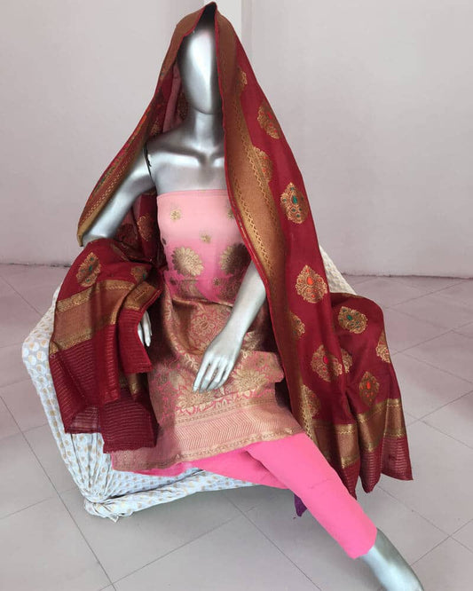 Pure Kattan Shawl with Mena Motifs - DKK54