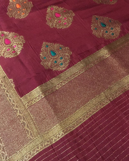 Pure Kattan Shawl with Mena Motifs - DKK54