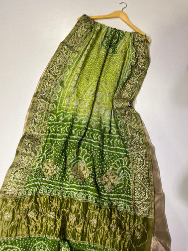 Floral Bandhej - DRKU61BE