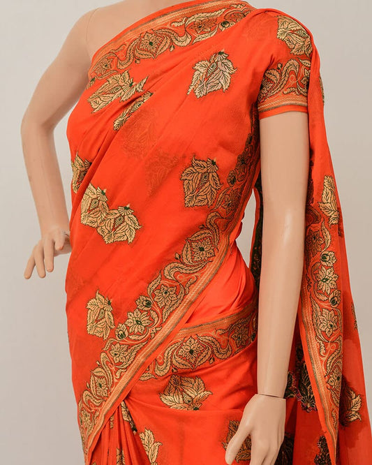 Pure chiffon Saree Kc1326t