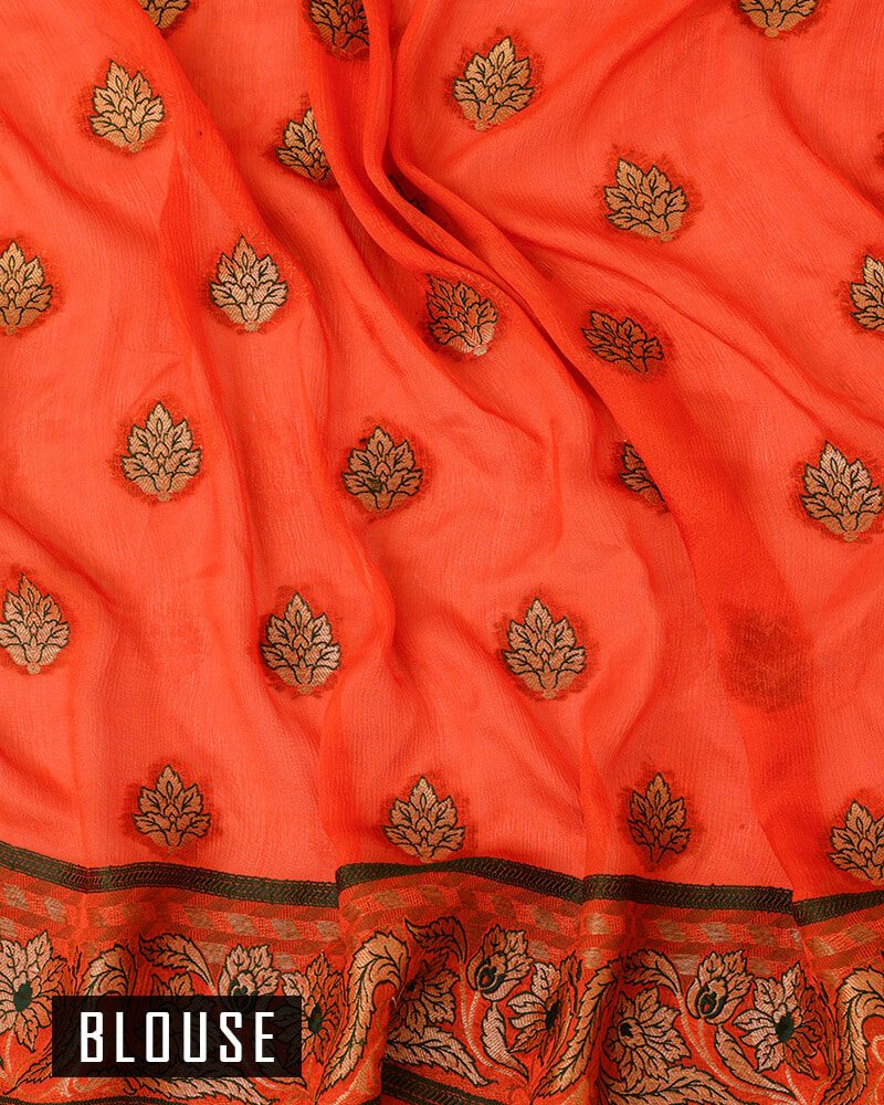 Pure chiffon Saree Kc1326t