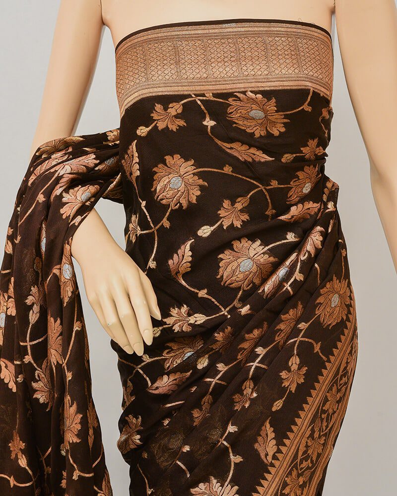 Pure Chiffon Saree kc1306