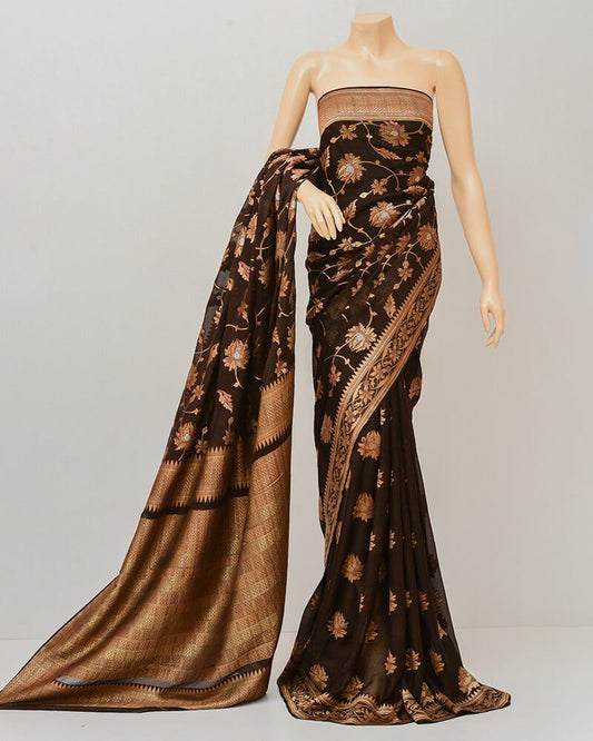 Pure Chiffon Saree kc1306